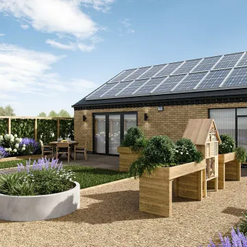 Exterior Rear Plot 1