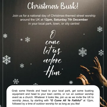 Wots Day – Xmas Busk Flyer