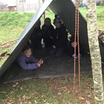 Forest school shelter