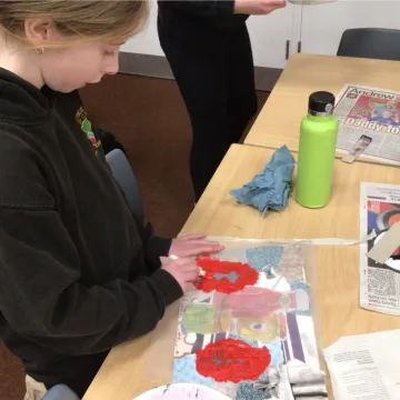 Art screen printing