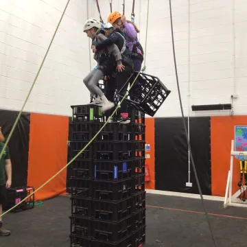 Crate stacking