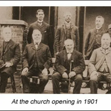 Trustees At Church Opening in 