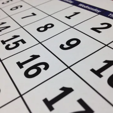 Calendar, date, time