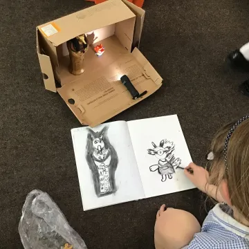 Charcoal art