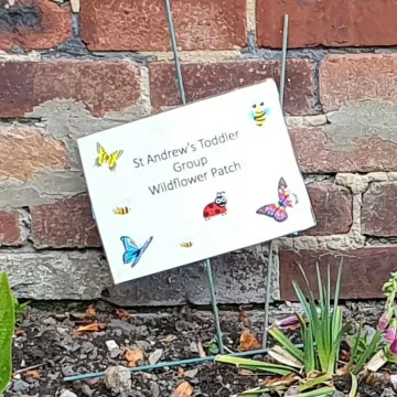 Wildflowers sign