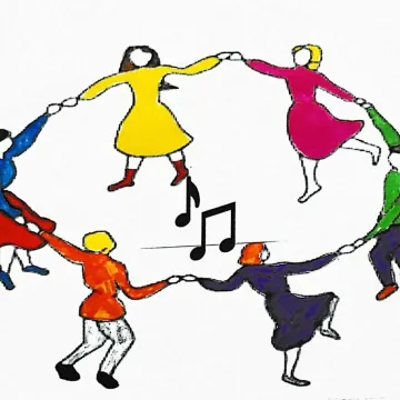 Cir Greencle dancing