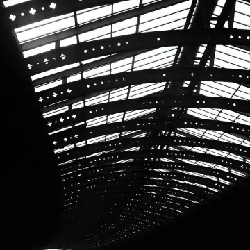 Roof, iron, glass, construction, steel, structure,