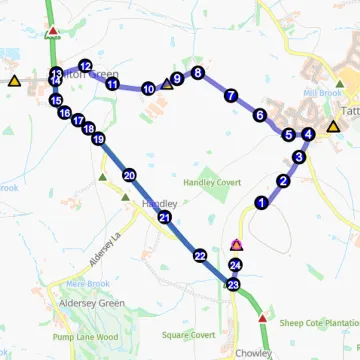 Tro8501 Rocky Lane (The Righi), Tattenhall, Plan