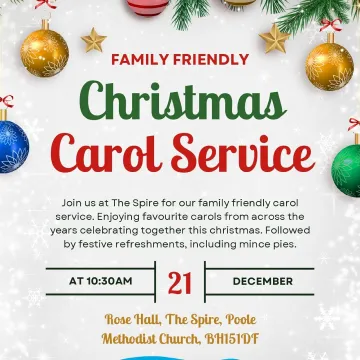 2025 &ndash; Pm &ndash; Christmas Carol Service Flyer