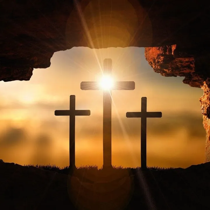 Resurrection, cross, crucifixion, easter, jesus
