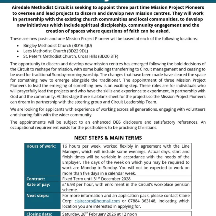 Airedale Job Adverts