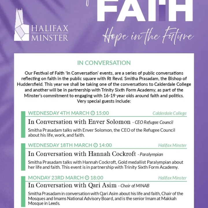 Festival of Faith in Conversation 2026
