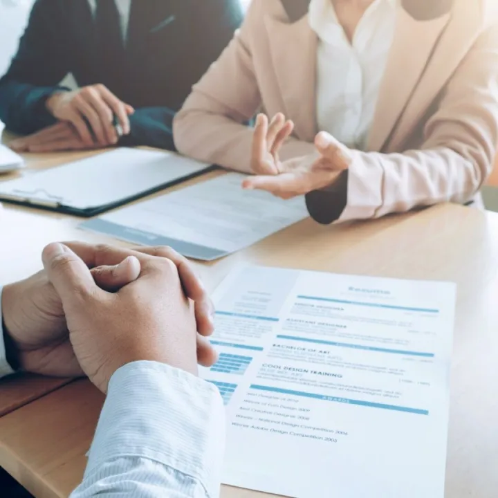 Business, job interview concept.