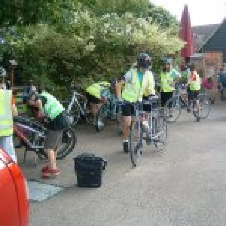 Preparing for a ride