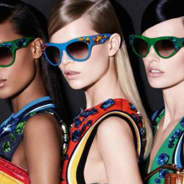 Prada sunglasses for women poster