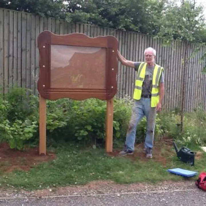 Erection Of Taylor Wimpey Notice Board