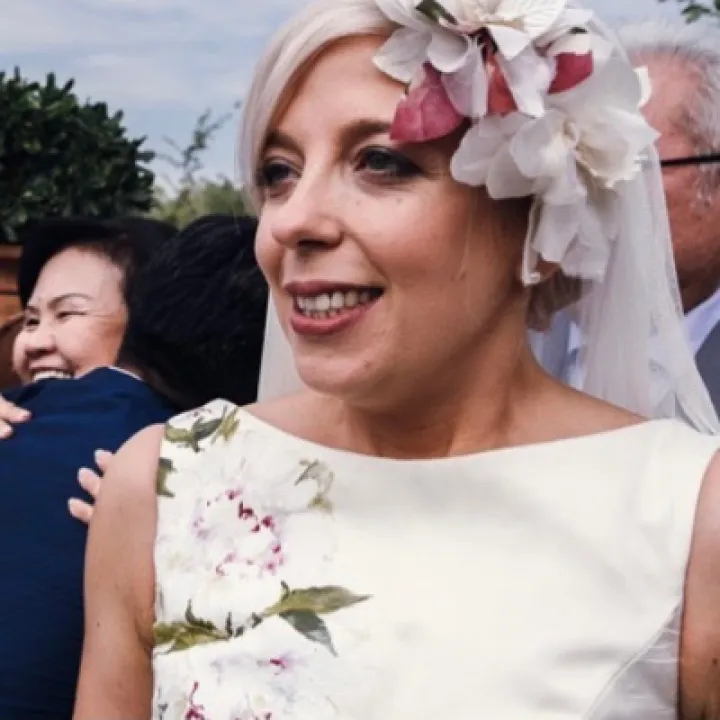 Silk flower handmade bespoke headpiece