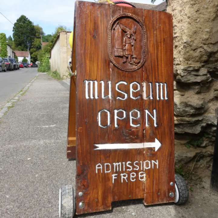 Museum Entry Sign