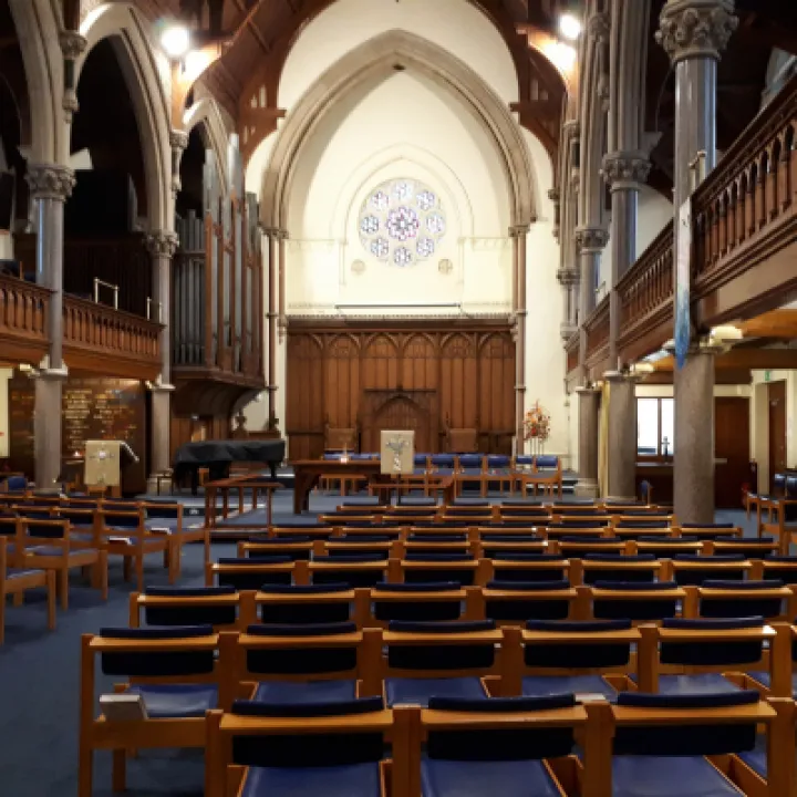 View from back of church