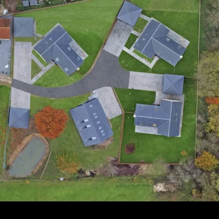 New Build Development Over Hea