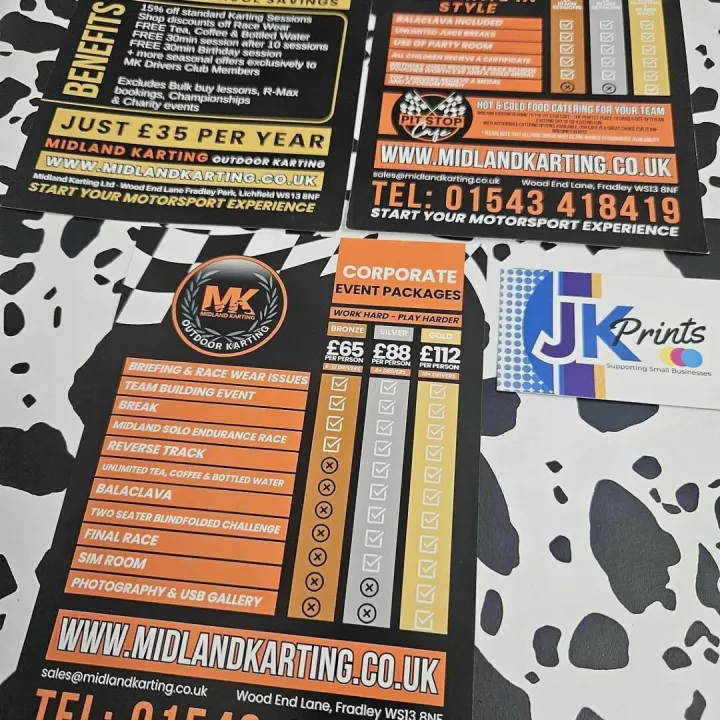 MK Karting – flyers