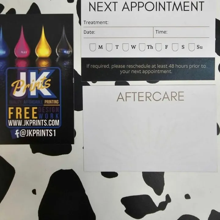 Next appointment card