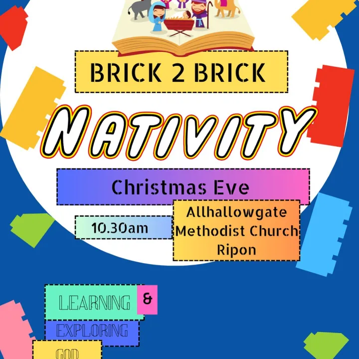 Brick 2 Brick Nativity Poster