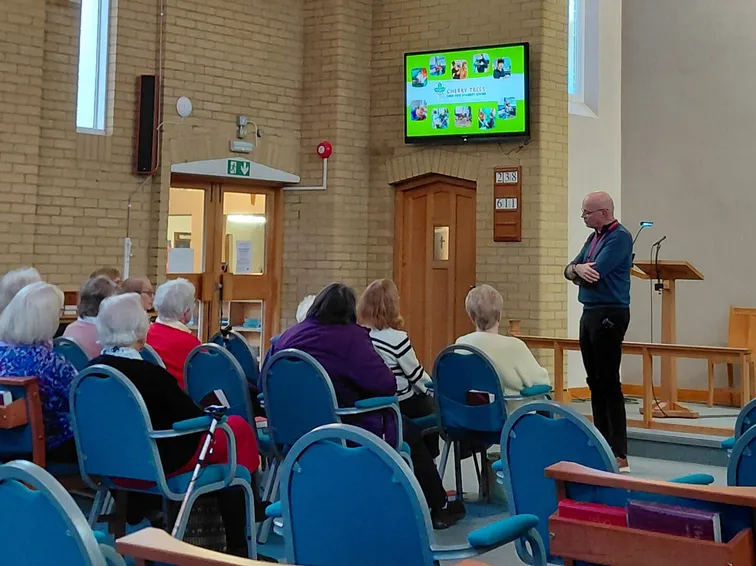 Cherry Trees Talk at Women's Fellowship