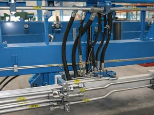 Industrial Hydraulic System Close-Up