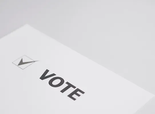 High angle voting checked box