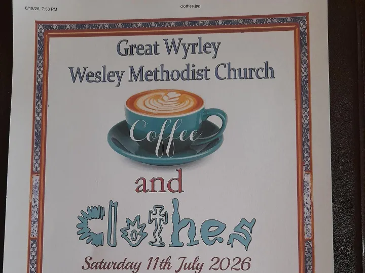Great Wyrley Wesley: Coffee & Clothes