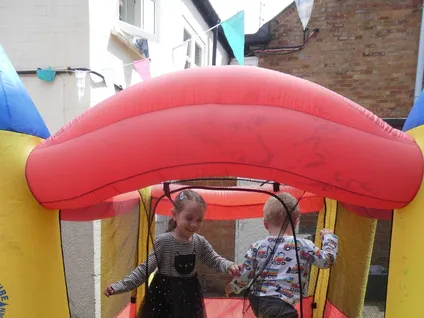 Folk Festival Bouncy Castle