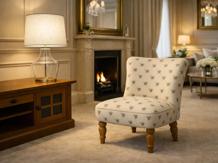 Items for sale &ndash; Elegant matching tub chairs in a bumble bee pattern. &pound;120