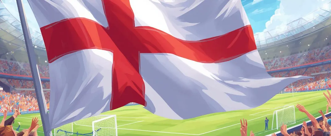 England Football Flag Cartoon (1)