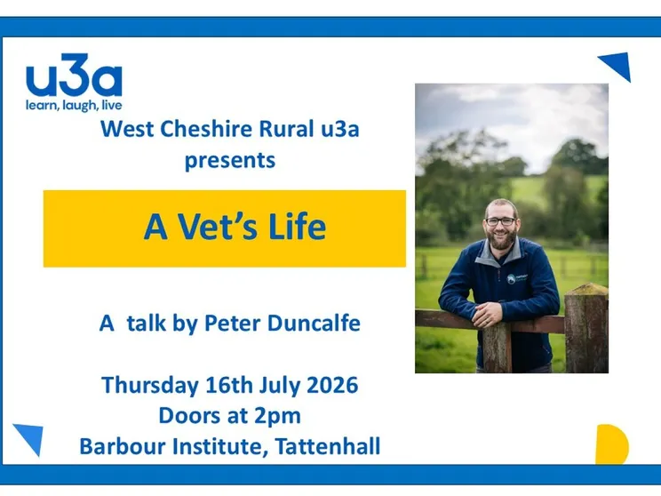 U3a July 2026 a Vet S Life July 2026