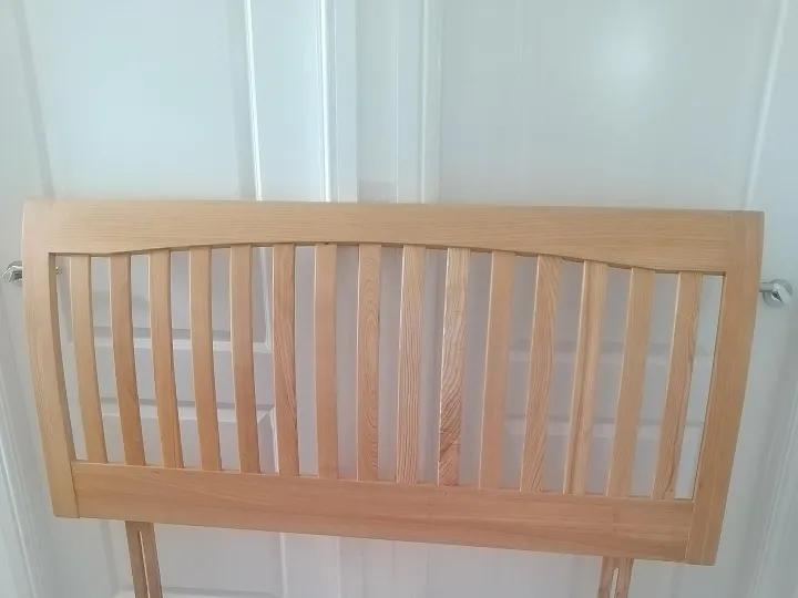 Items for sale
– Solid oak headboard £40