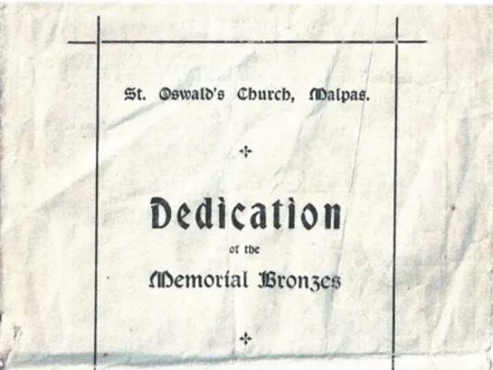 1949 Rededication Service