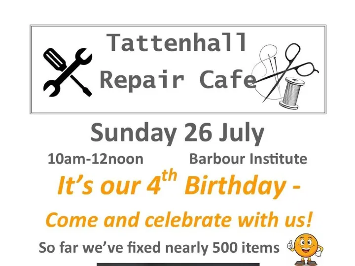 Repair Cafe 4th Birthday