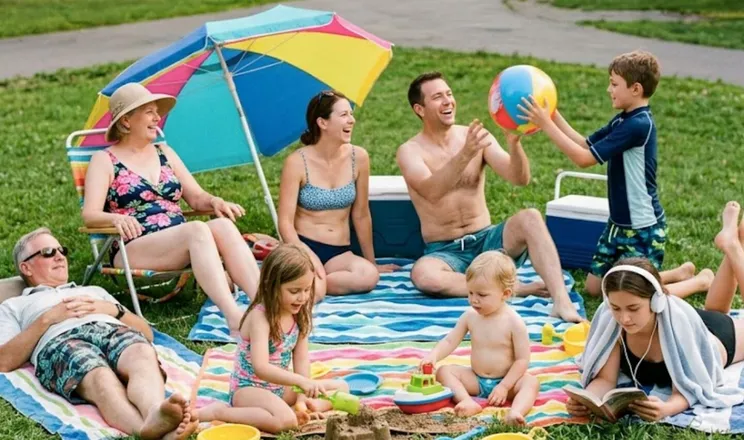 Family Beach Day 04