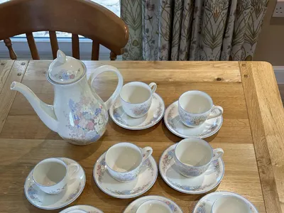 Items for sale &ndash; Poole pottery Coffee and tea set ( Fleur) &pound;25