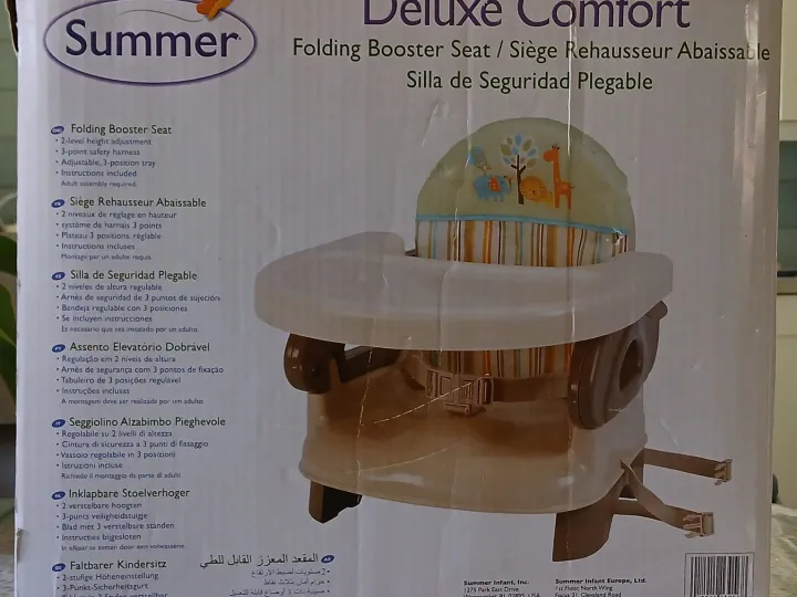 Items for sale &ndash; Summer Infant Deluxe Comfort Folding Booster Seat &pound;10