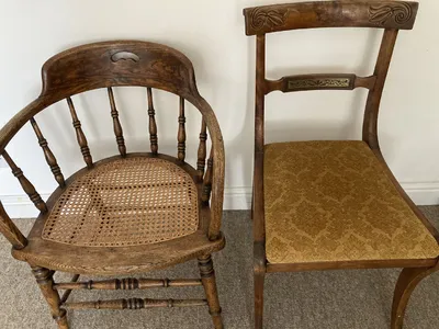 Items for sale
– 2 antique chairs £30, or £15 each