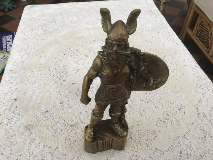 Items for sale &ndash; Solid Brass Viking Warrior Statue &pound;10