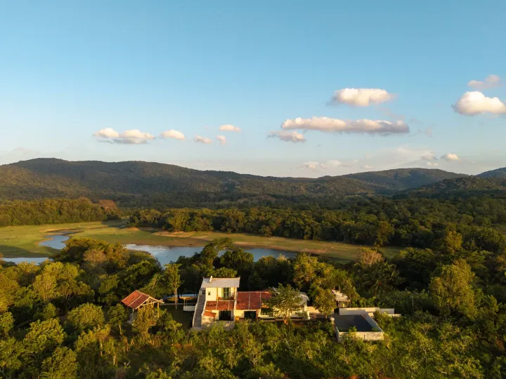 The twelve acre estate above Wewela Lake at Peacock Hill Sigiriya