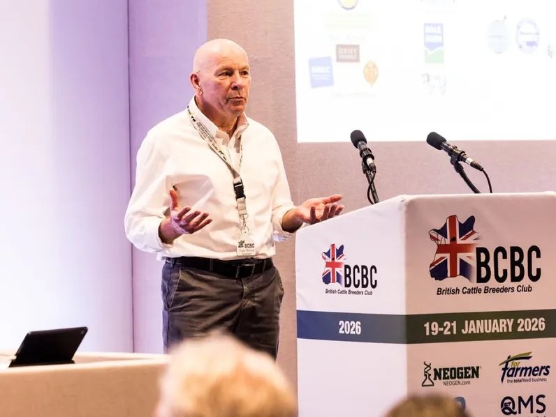 Andy Warne speaking at the conference