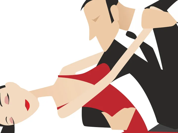 Tango, dancing, couple, dance partners, ballroom