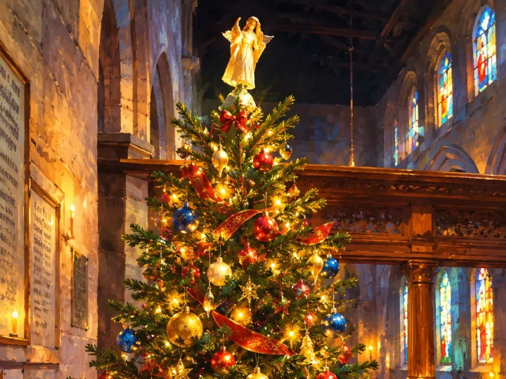 Church Christma S Tree Festival