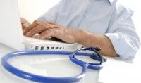 Doctor at Computer