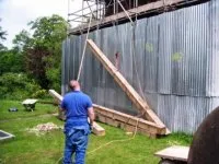 Church tower repairs 2006