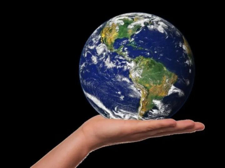 World in hand